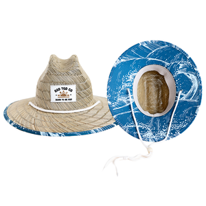 TODDLER STRAW HAT - WAVES