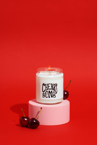 Cherry Bomb Soy Candle - 7 oz: With Box