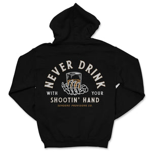 Shootin' Hand Hoodie by Sendero