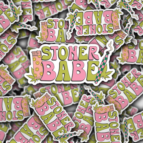 "St*ner Babe" Vinyl Sticker Decal