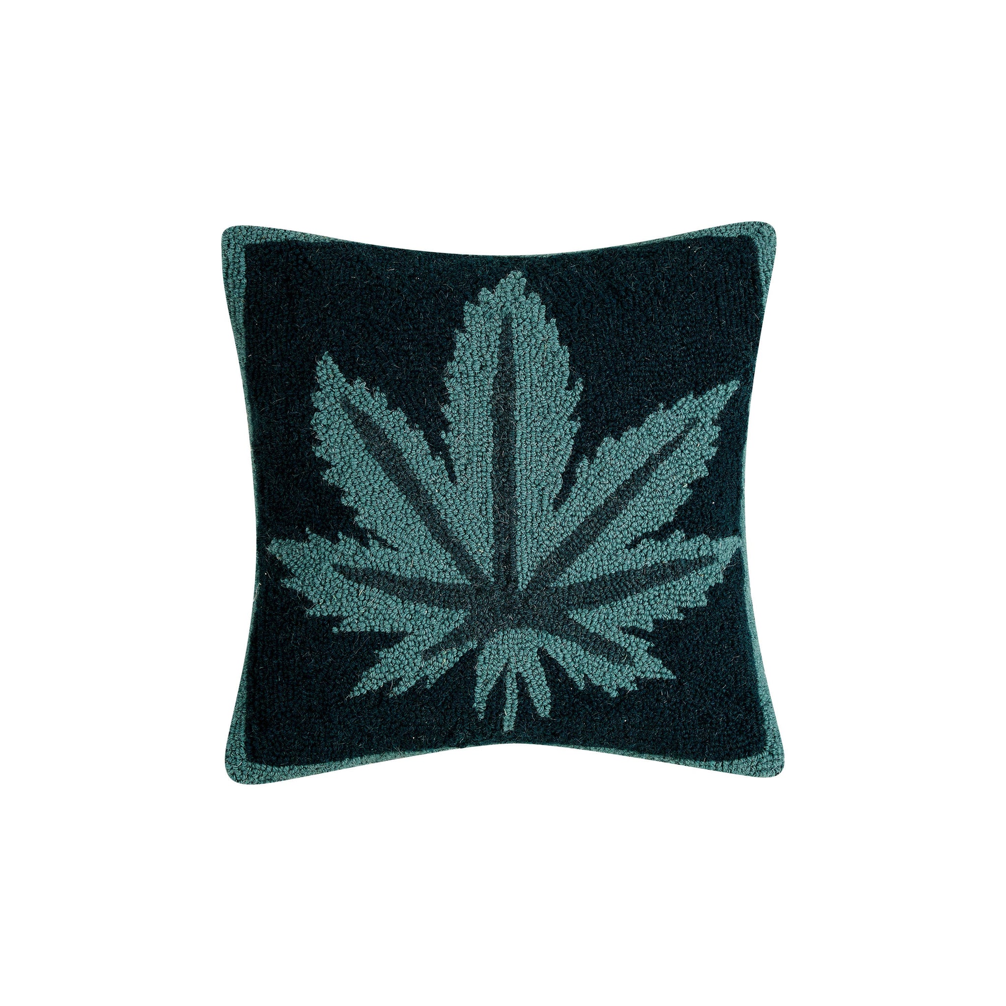 Mary Jane Hook Pillow in Teal