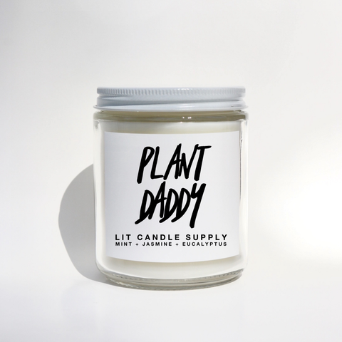 Plant Daddy Candle - Clear