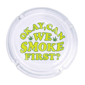 Can We Smoke First Glass Ashtray