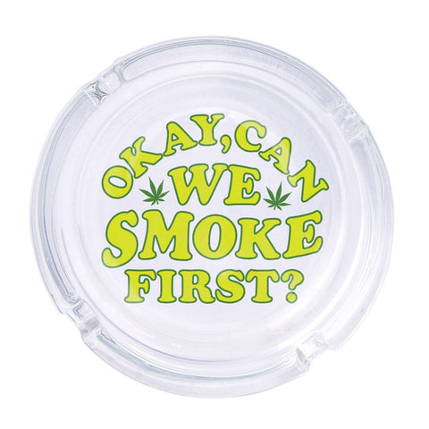 Can We Smoke First Glass Ashtray
