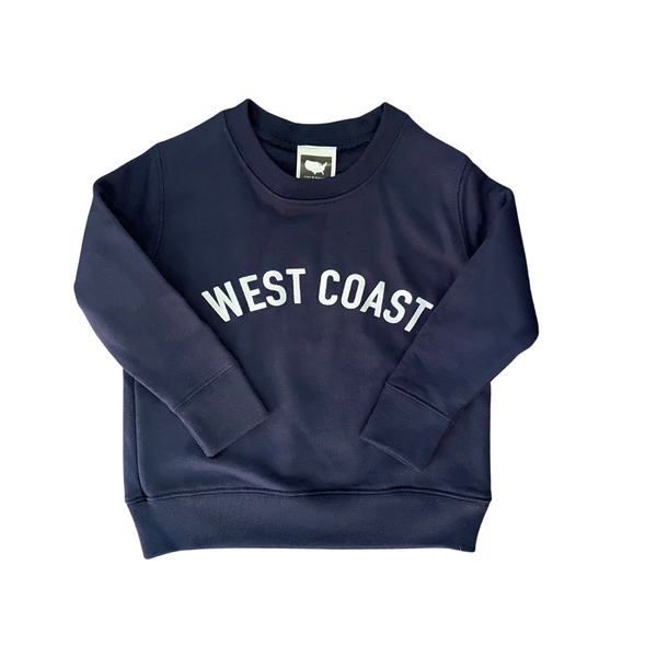 West Coast Toddler Crewneck Sweatshirt in Navy