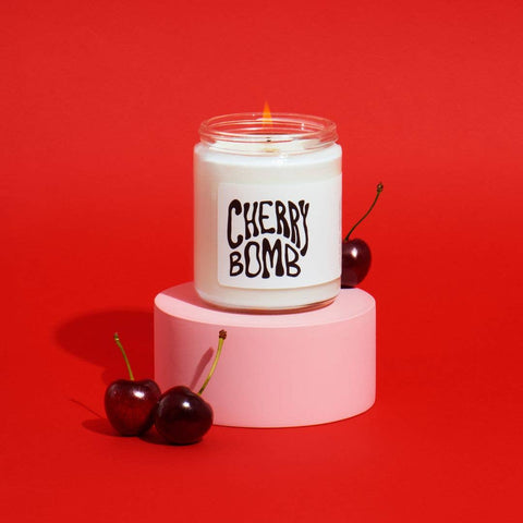 Cherry Bomb Soy Candle - 7 oz: With Box
