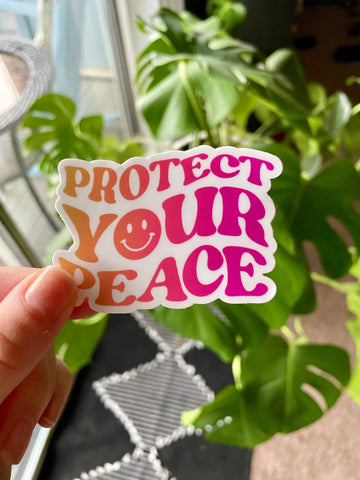 Protect Your Peace Vinyl Sticker