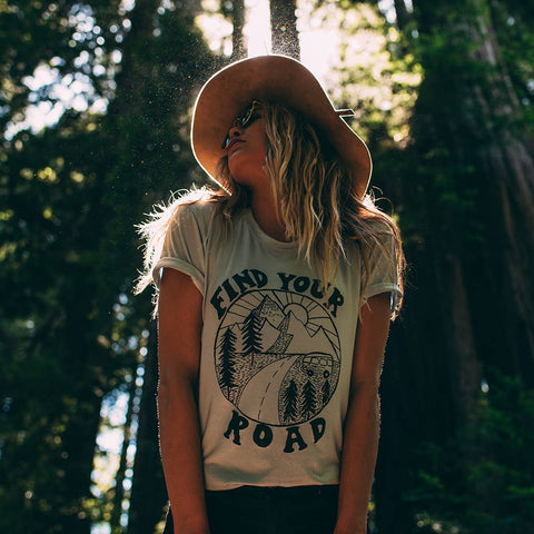 "Find Your Road" tee